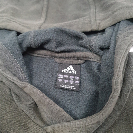 Mens Black Adidas Liverpool Football Club Hoodie Jumper