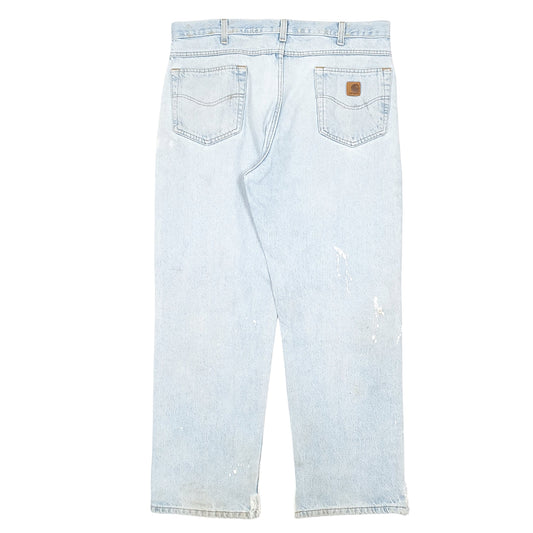 Mens Blue Carhartt Casual JeansW38 L30