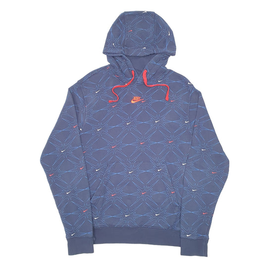 Mens Navy Nike Hoodie Jumper
