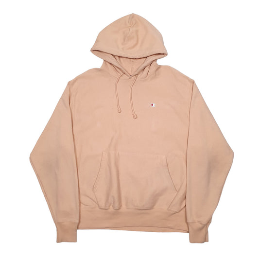 Mens Peach Champion Reverse Weave Short Sleeve Polo Shirt