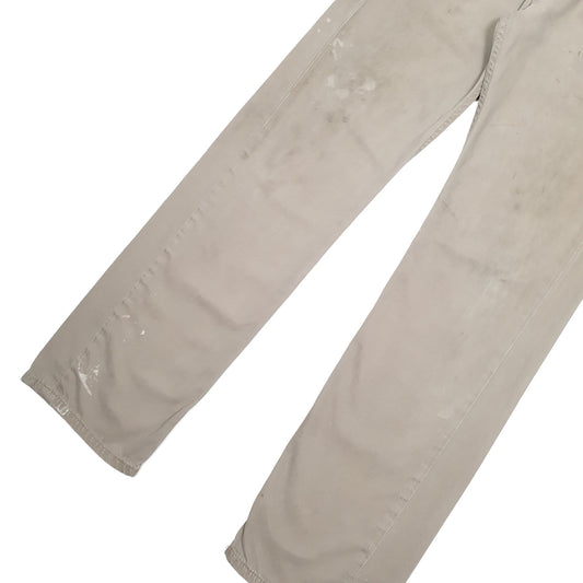Mens Beige Levis 505 JeansW33 L34