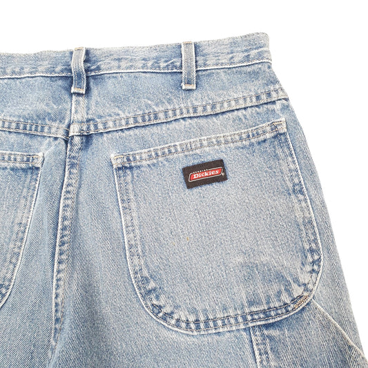 Mens Blue Dickies Carpenter Denim Shorts
