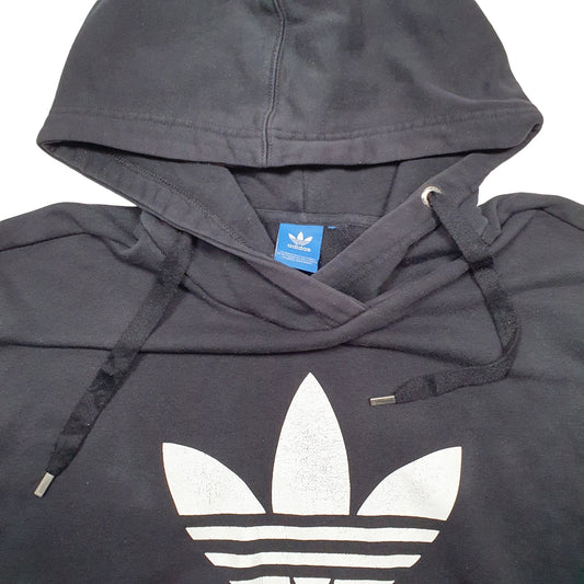 Womens Black Adidas Hoodie Jumper
