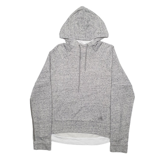Womens Grey Adidas Hoodie Jumper