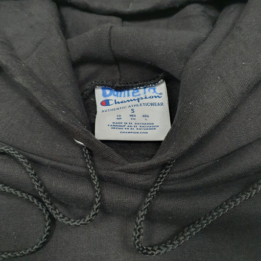 Mens Black Champion Santa Cruz Hoodie Jumper