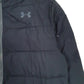 Mens Black Under Armour  Turtle Neck Coat