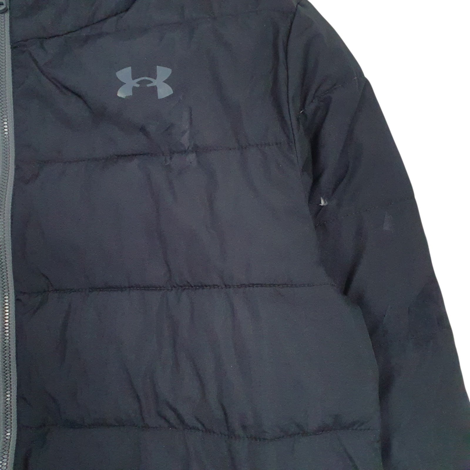 Mens Black Under Armour  Turtle Neck Coat