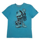 Mens Blue Nike Music DJ Short Sleeve T Shirt