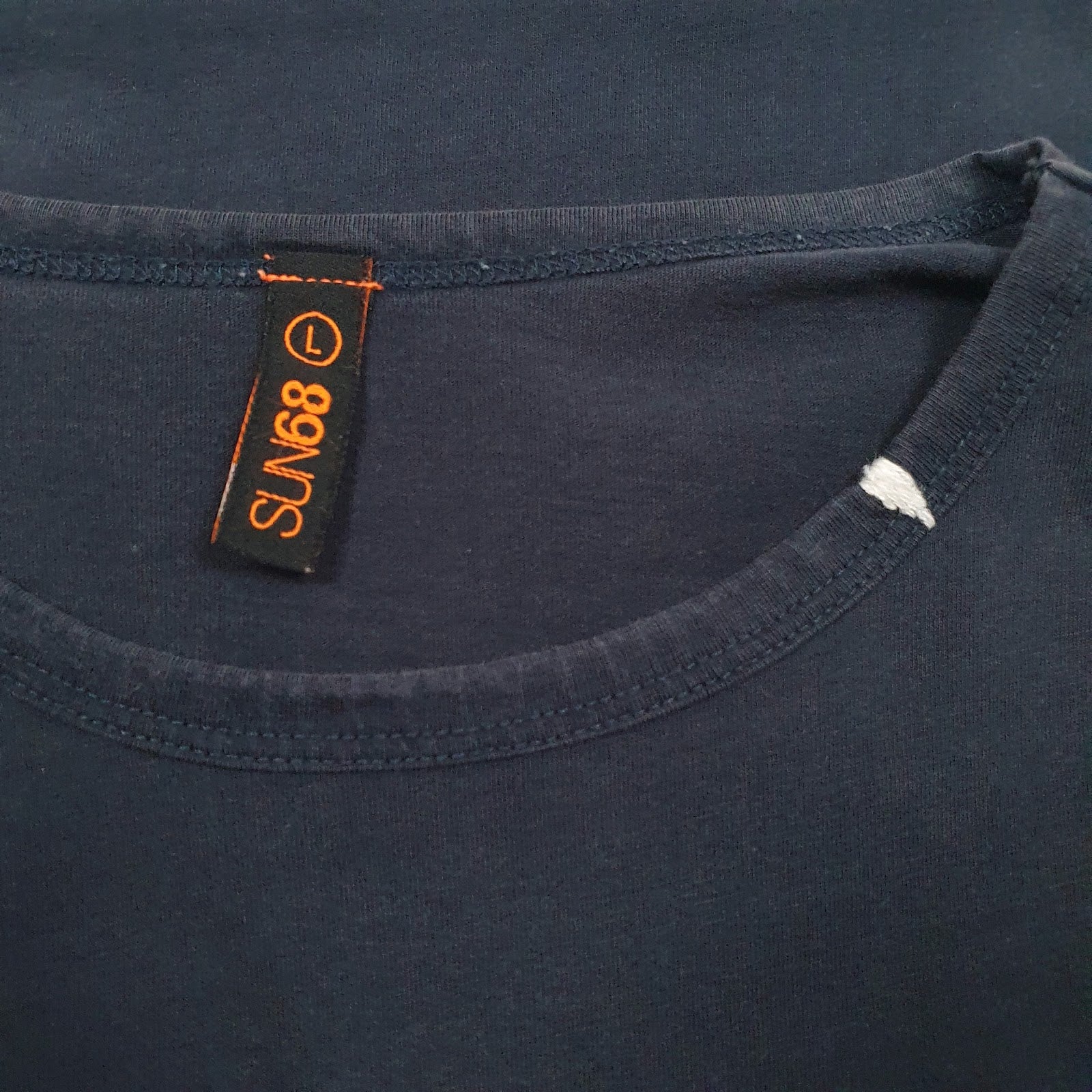 Mens Navy Sun68   T Shirt