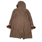 Womens Brown P&T Longline  Coat