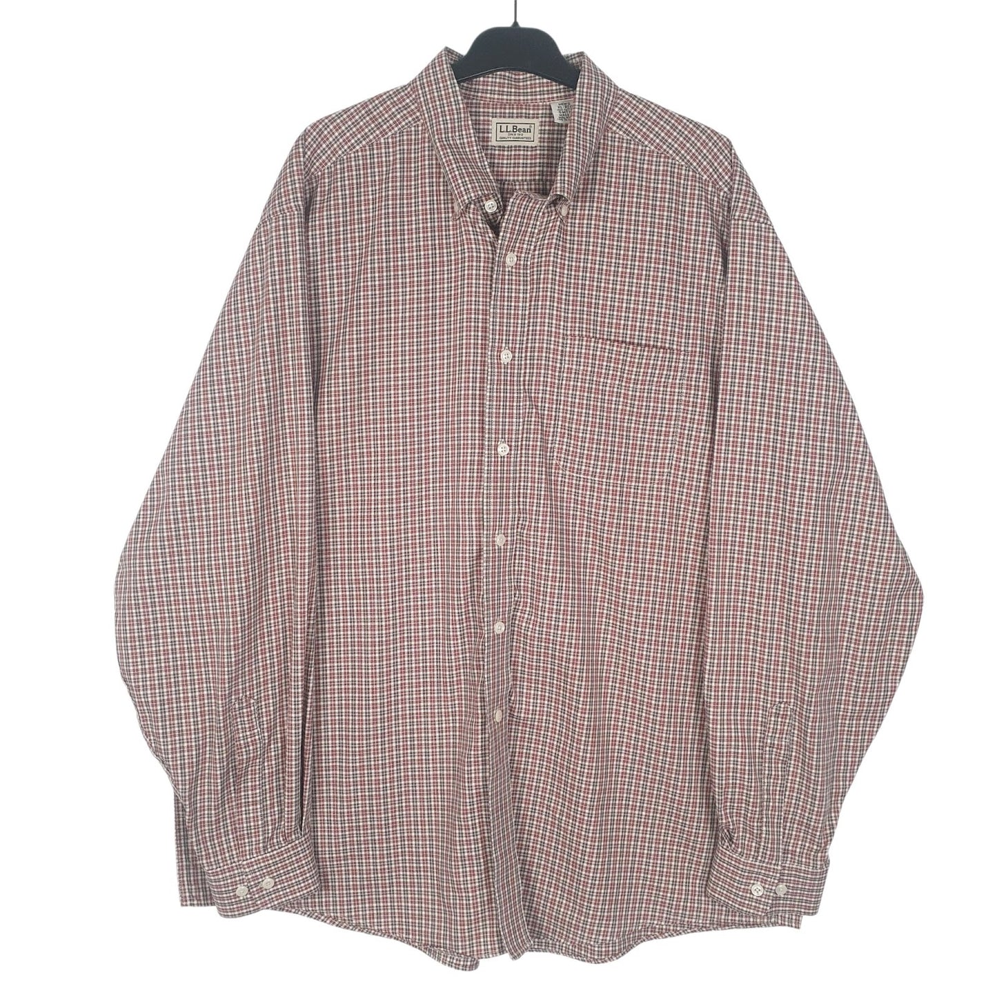 Mens Red L.L.Bean  Long Sleeve Shirt
