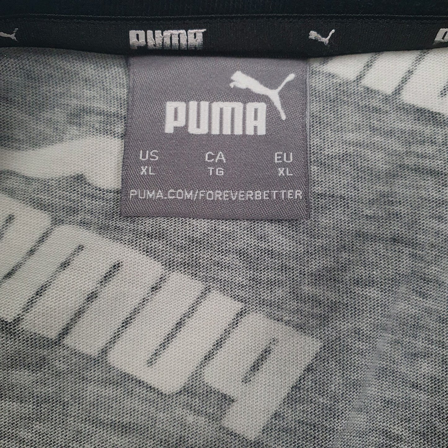 Mens Black Puma   T Shirt