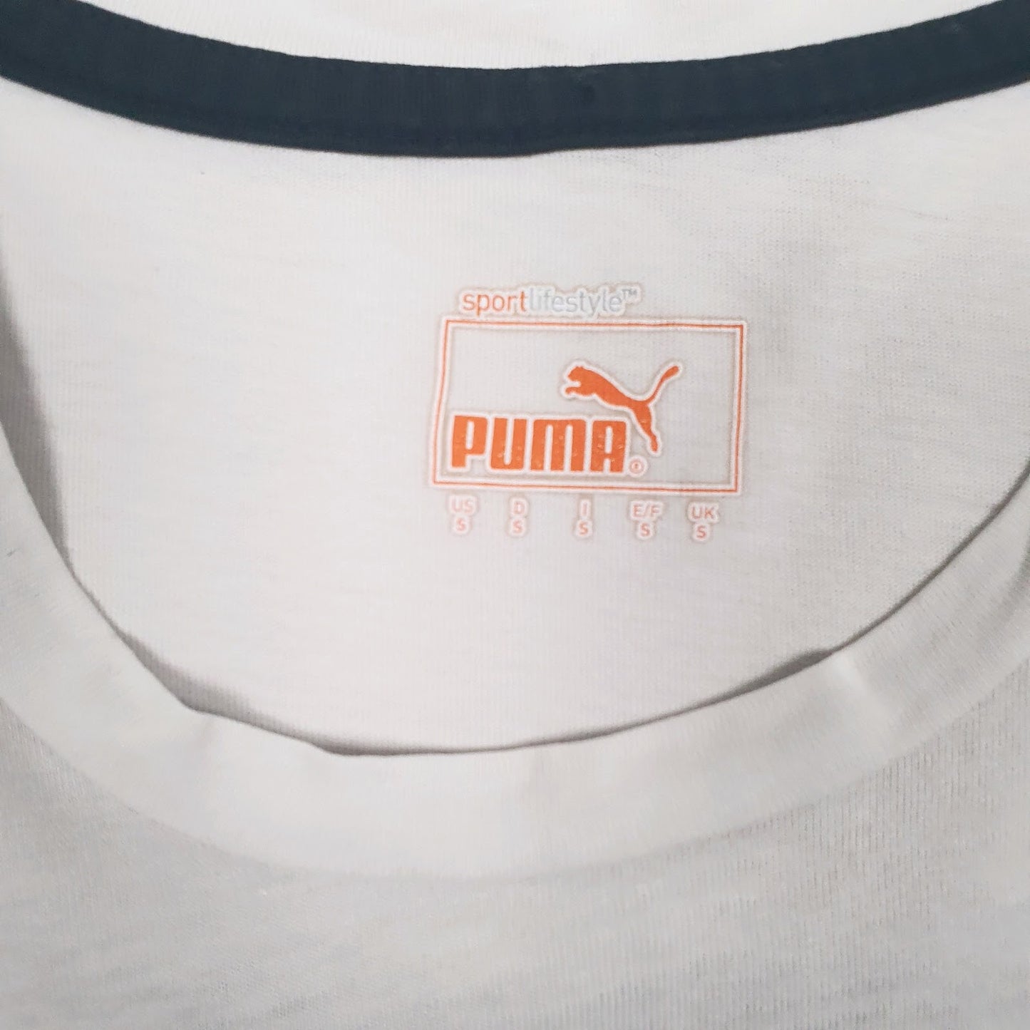 Mens Black Puma Sport  T Shirt