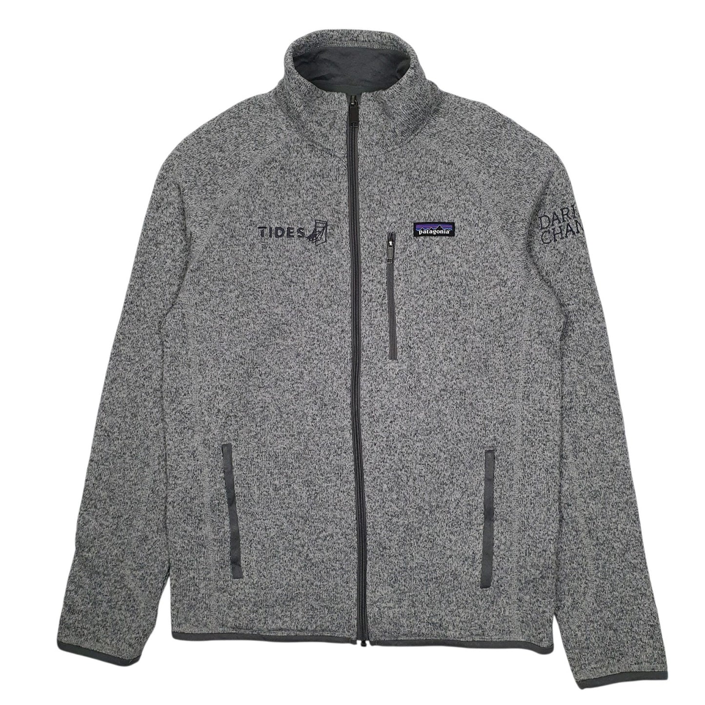 Mens Grey Patagonia Better Sweater Full Zip Jumper