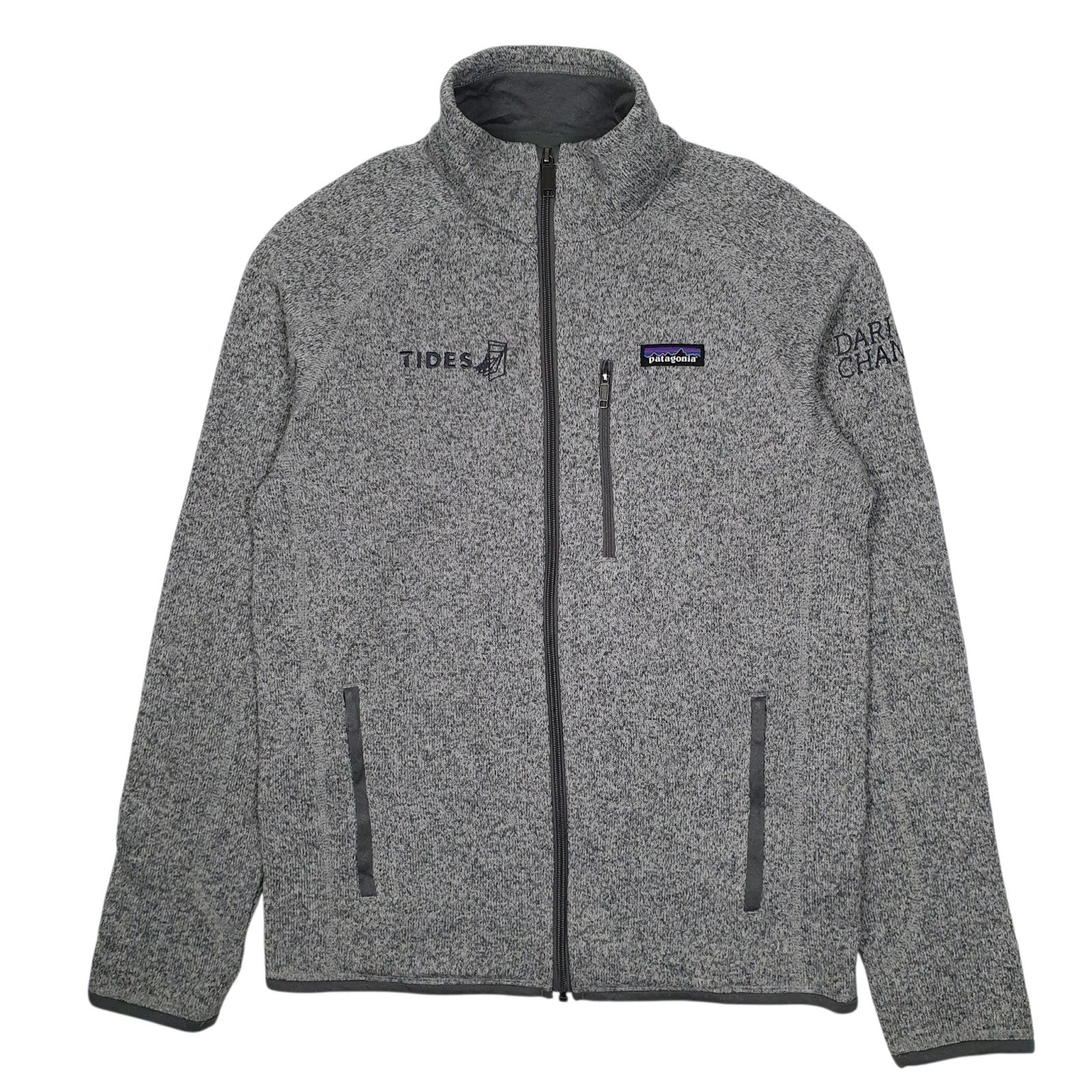 Mens Grey Patagonia Better Sweater Full Zip Jumper