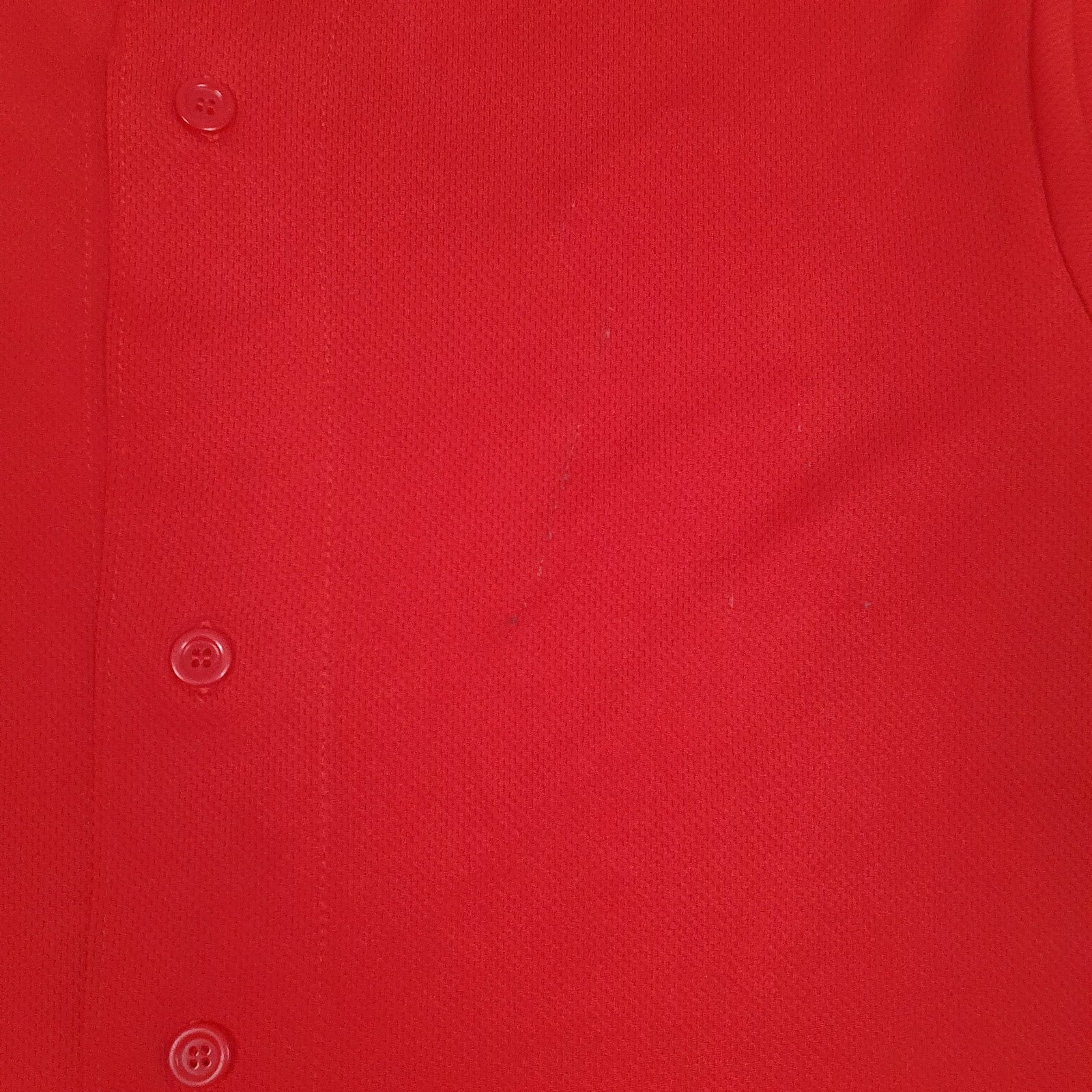 Mens Red Majestic Jersey Cool Base  T Shirt
