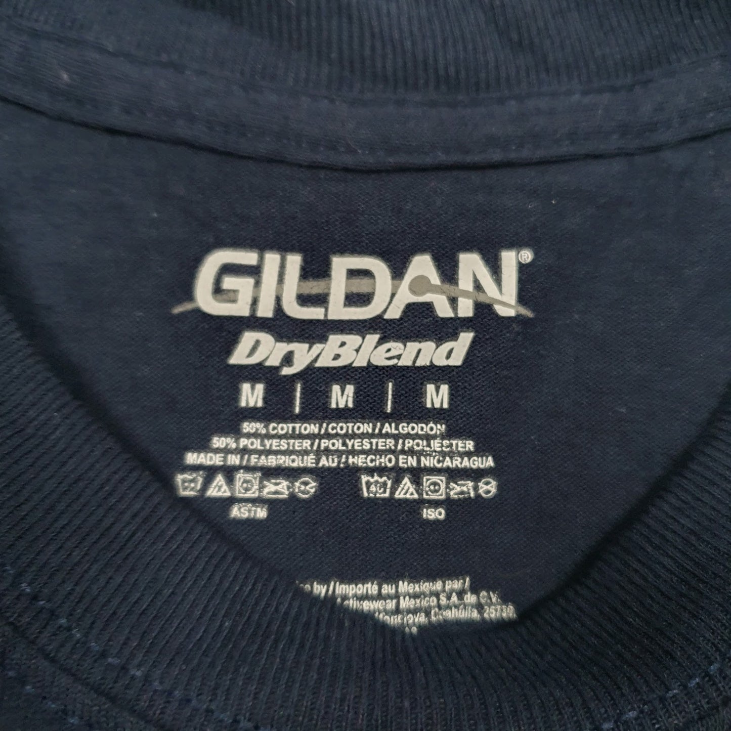 Mens Navy Gildan Landsharks Running Club  T Shirt