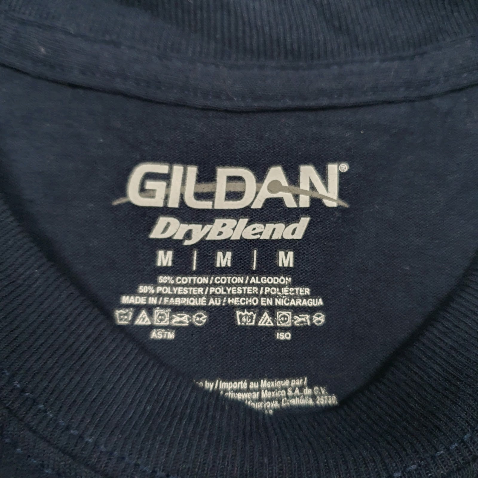 Mens Navy Gildan Landsharks Running Club  T Shirt