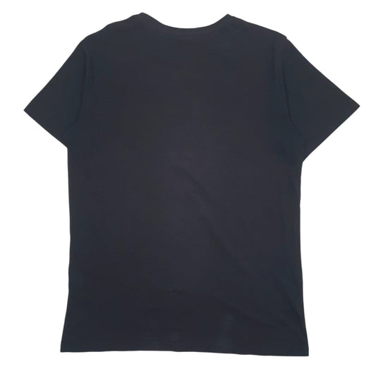 Mens Black Carrera Spellout  T Shirt