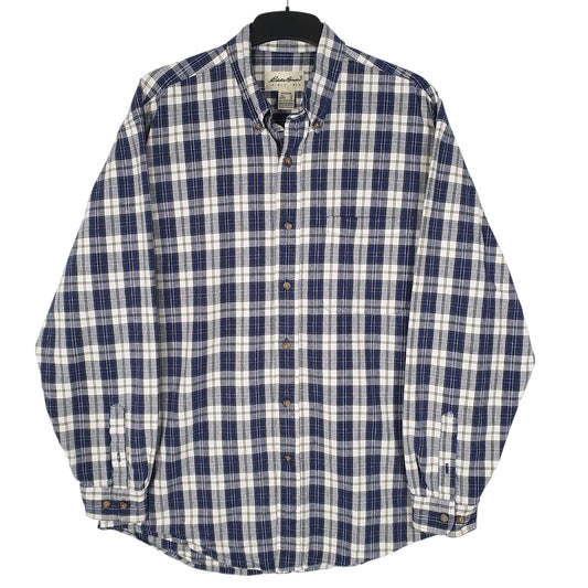 Mens Blue Eddie Bauer  Long Sleeve Shirt
