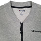 Mens Grey Champion  Full Zip Jumper