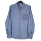 Mens Blue H&M Divided Long Sleeve Shirt