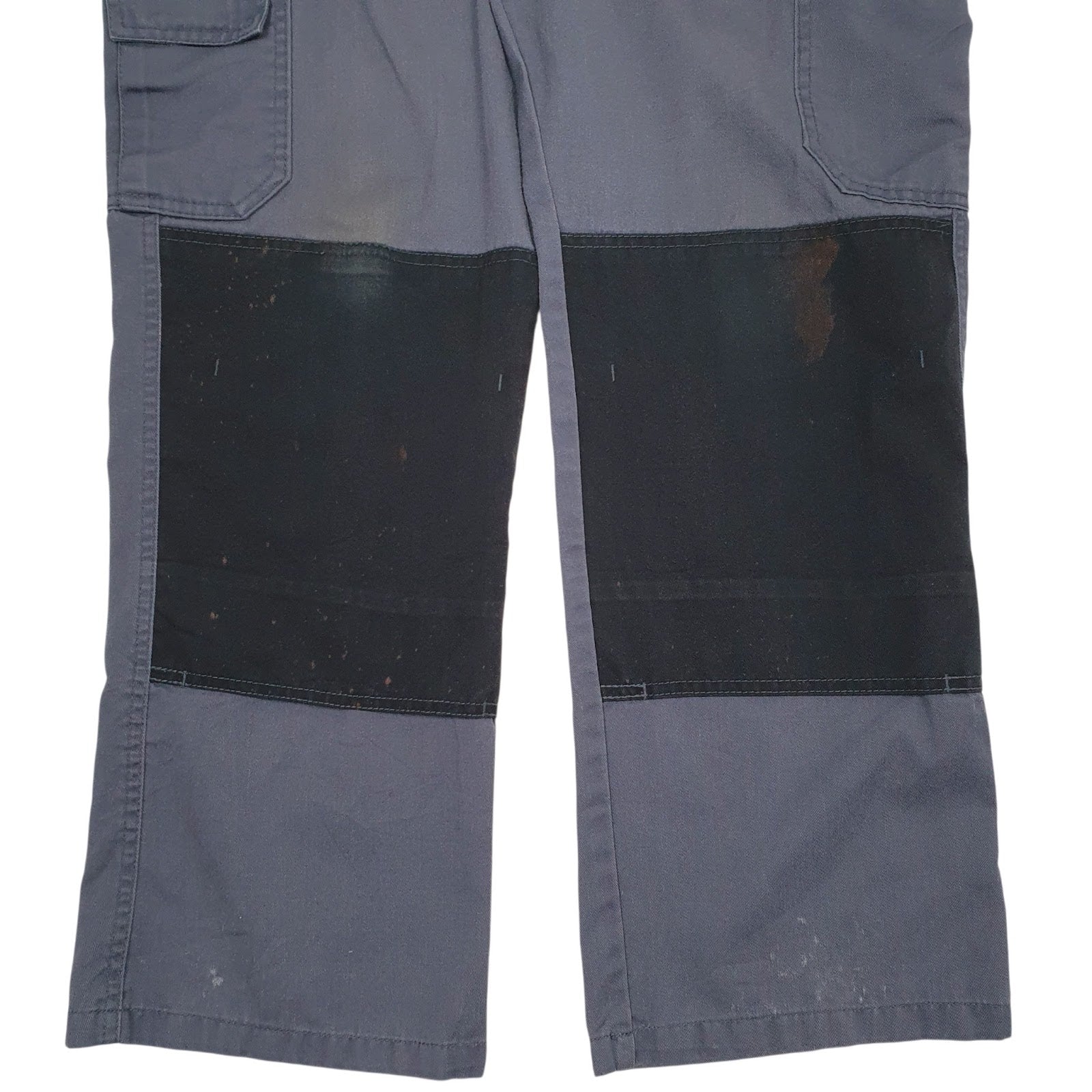 Mens Grey Dickies Workwear Double Knees  Trousers