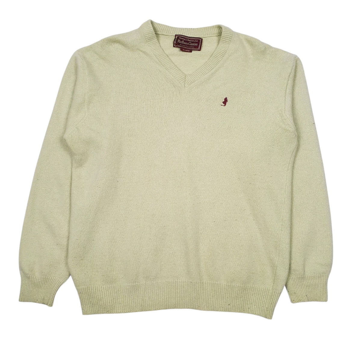 Womens Green Marlboro  Crewneck Jumper