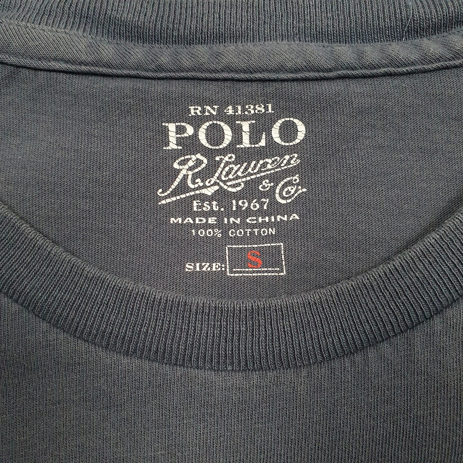 Mens Blue Polo Ralph Lauren   T Shirt