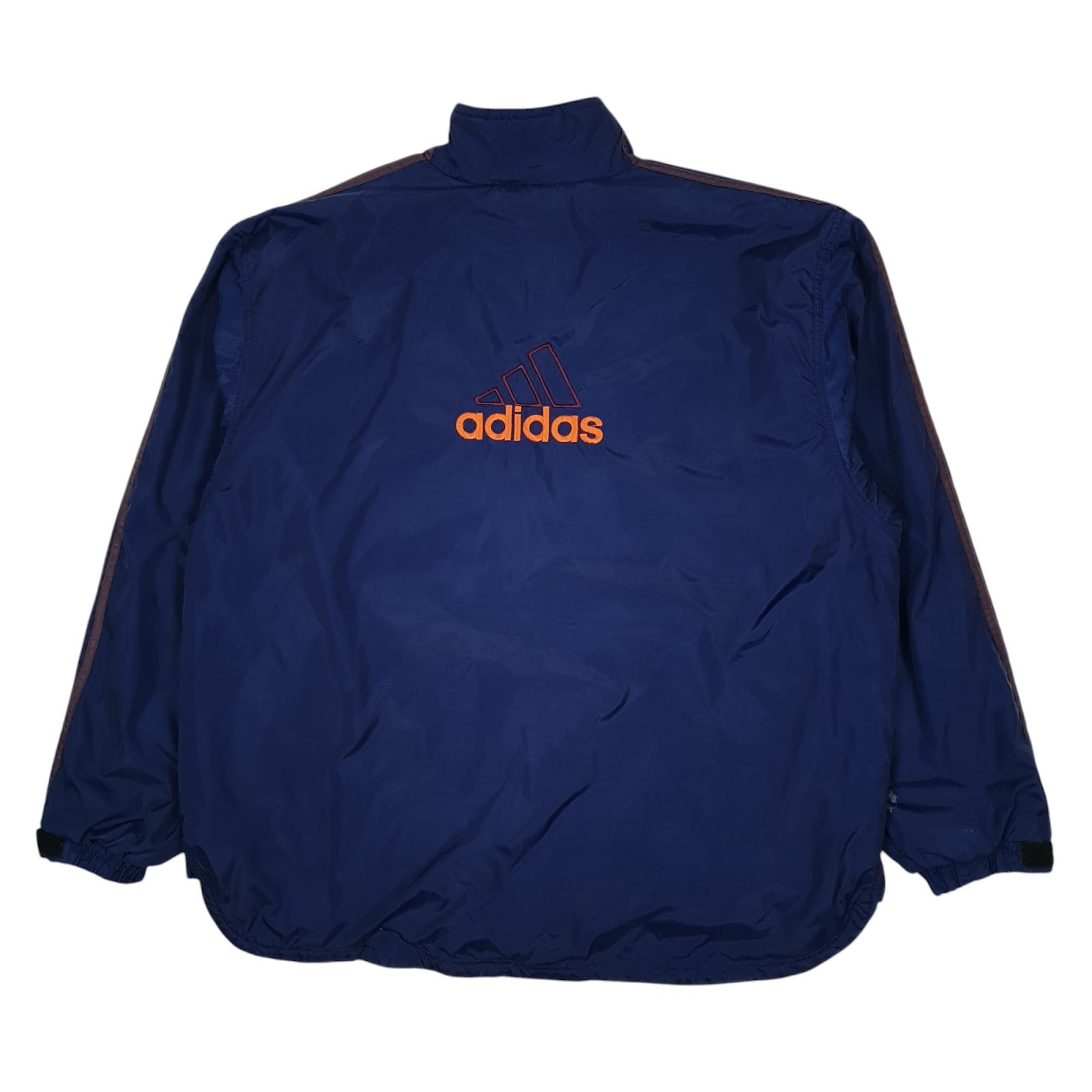 Mens Navy Adidas Vintage 90s Fleece Lined  Coat