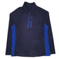 Mens Navy Starter  Quarter Zip Jumper