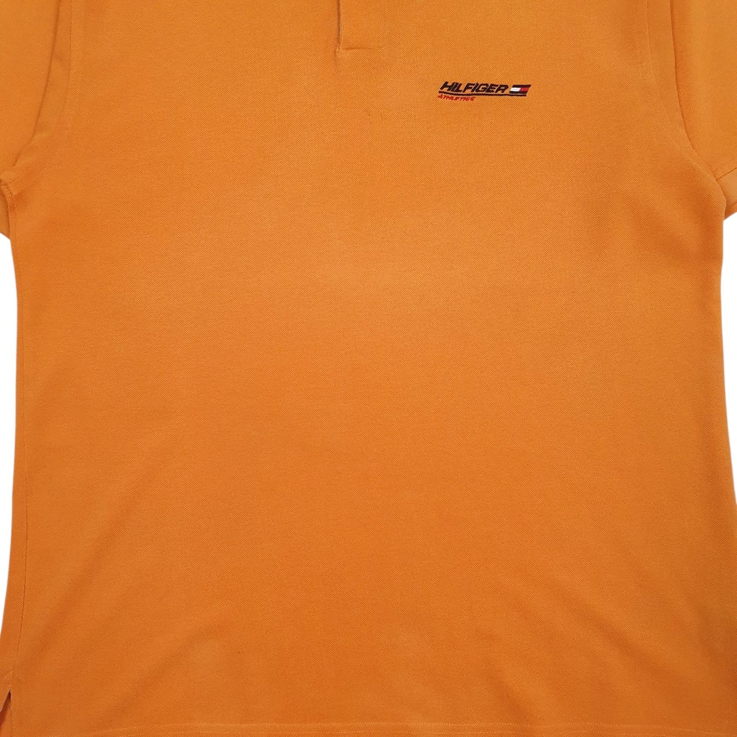 Mens Orange Tommy Hilfiger Athletic  Polo Shirt