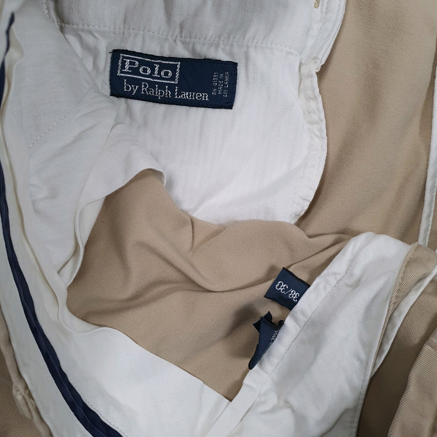 Mens Beige Polo Ralph Lauren   Trousers