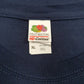 Mens Navy Fruit Of The Loom   T Shirt