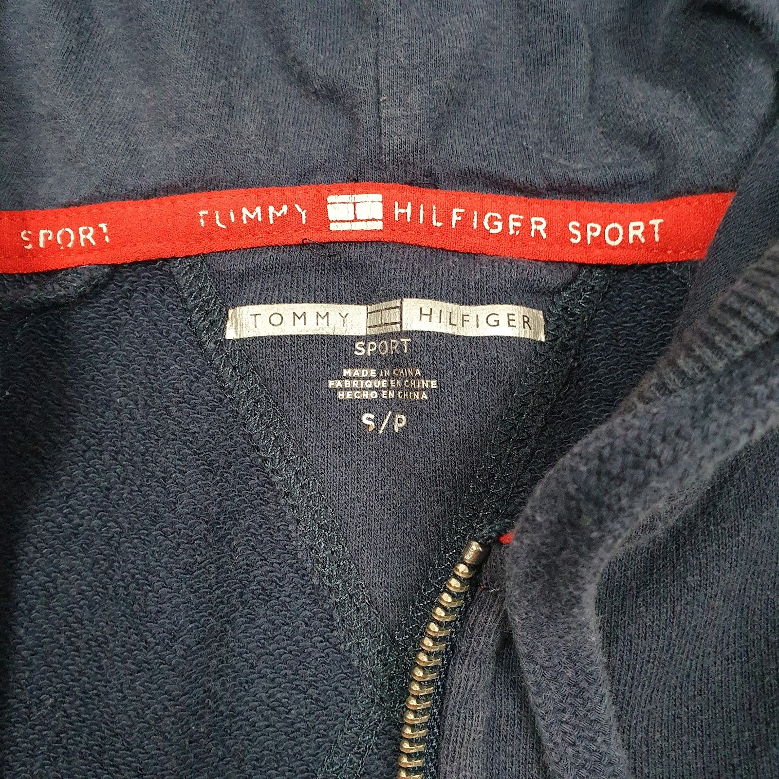 Womens Navy Tommy Hilfiger  Full Zip Jumper