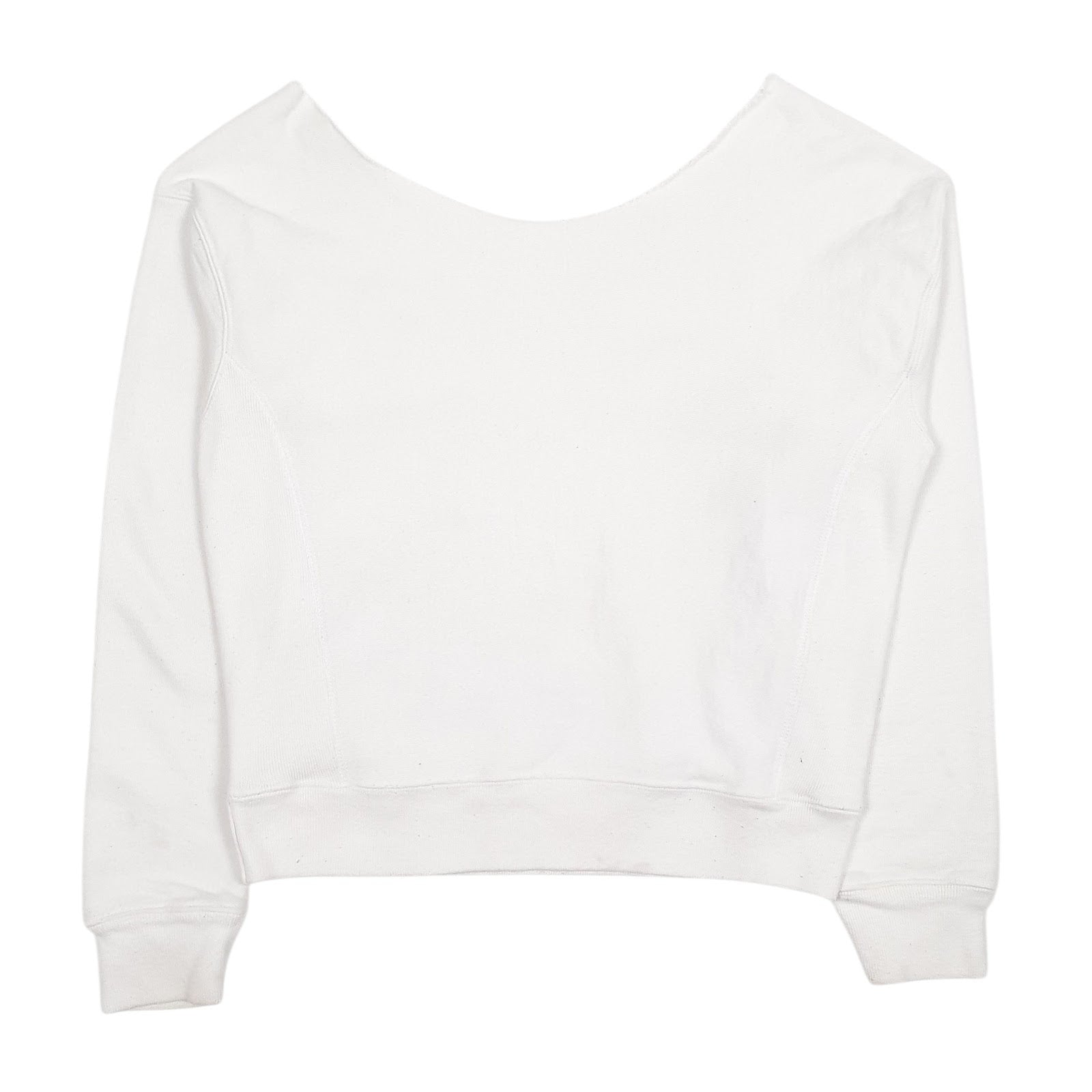 Womens White Champion  Crewneck Jumper