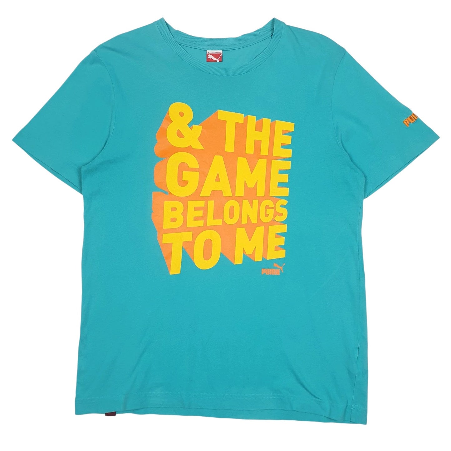 Womens Blue Puma  Short Sleeve T Shirt