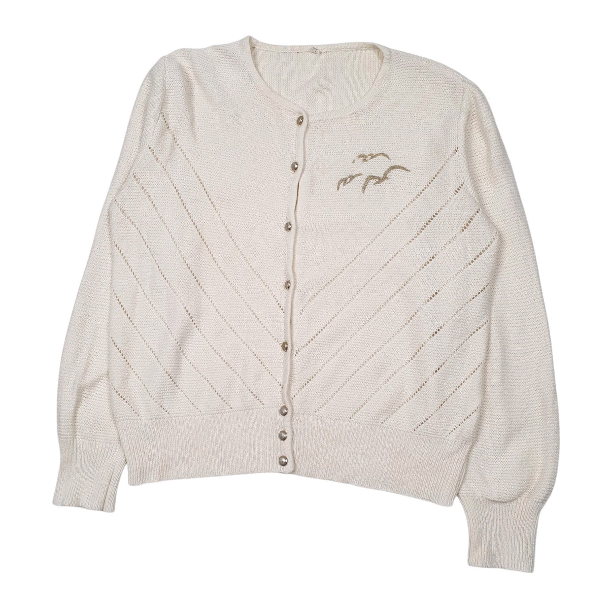 Womens Cream Unbranded  Cardigan Jumper