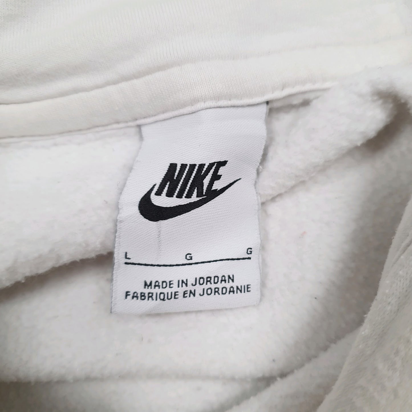 Mens White Nike  Hoodie Jumper
