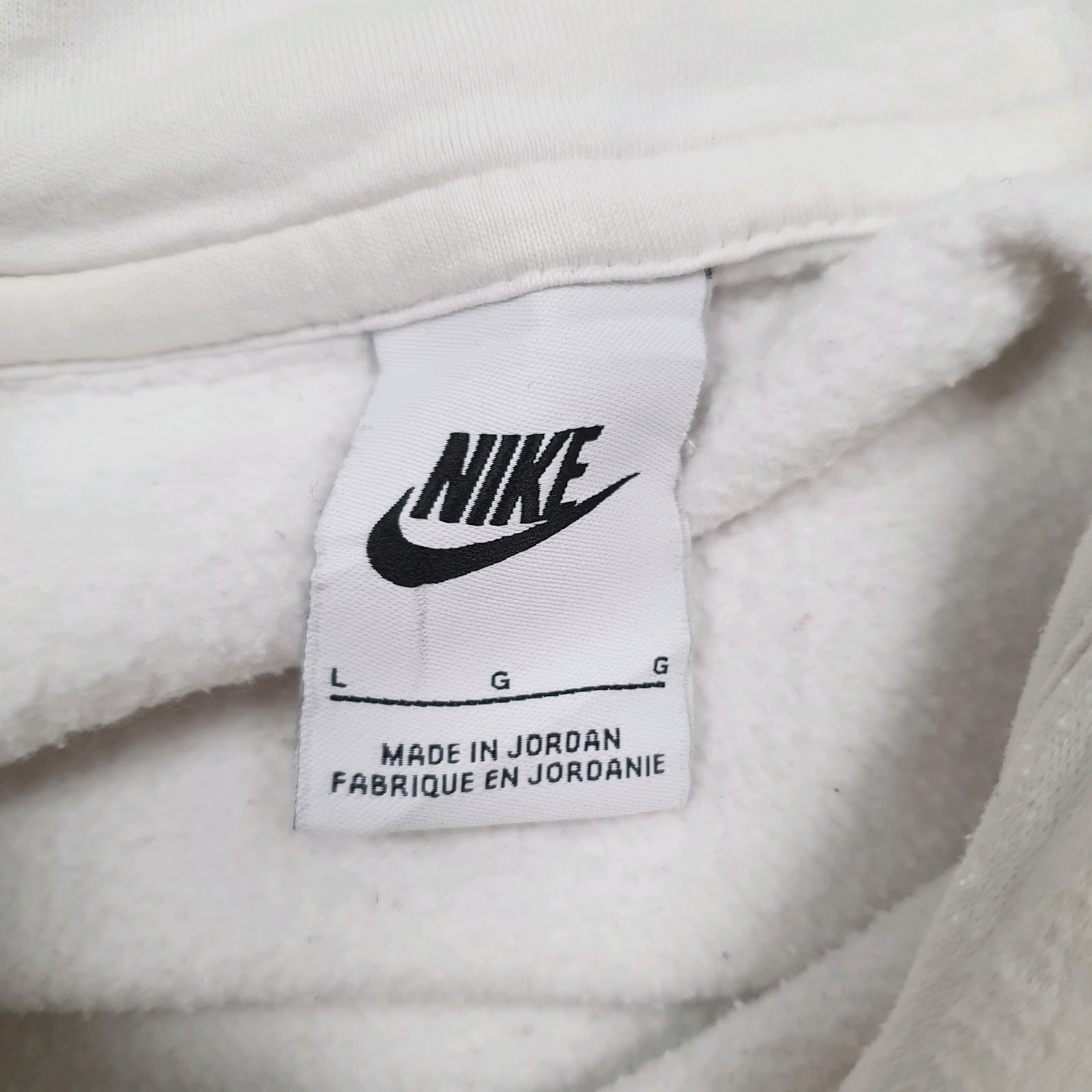 Mens White Nike  Hoodie Jumper