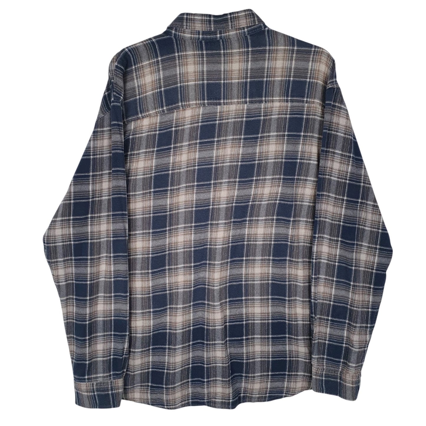 Mens Blue Canada Highways Flannel  Shirt