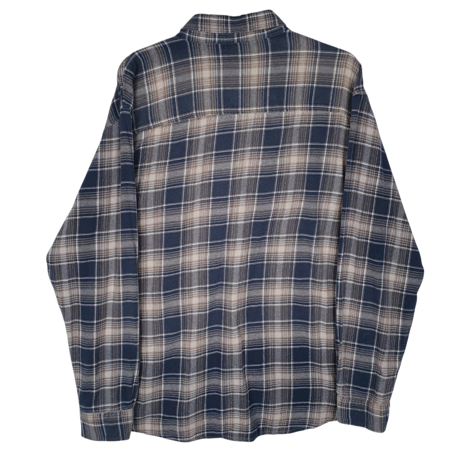 Mens Blue Canada Highways Flannel  Shirt