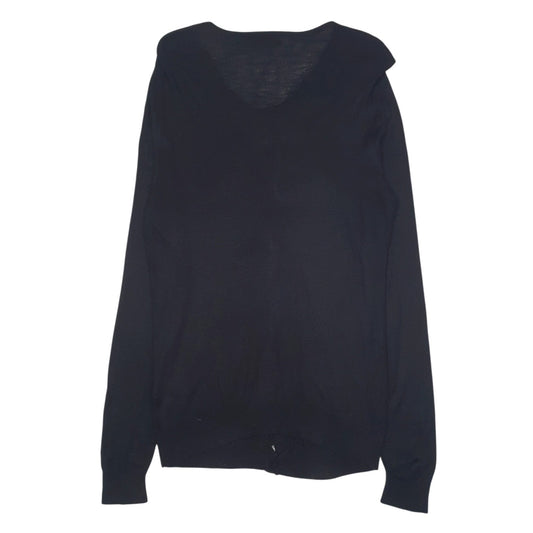 Womens Black Closshi  Cardigan Jumper