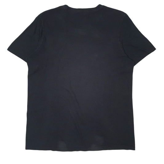 Mens Black Adidas Spellout  T Shirt