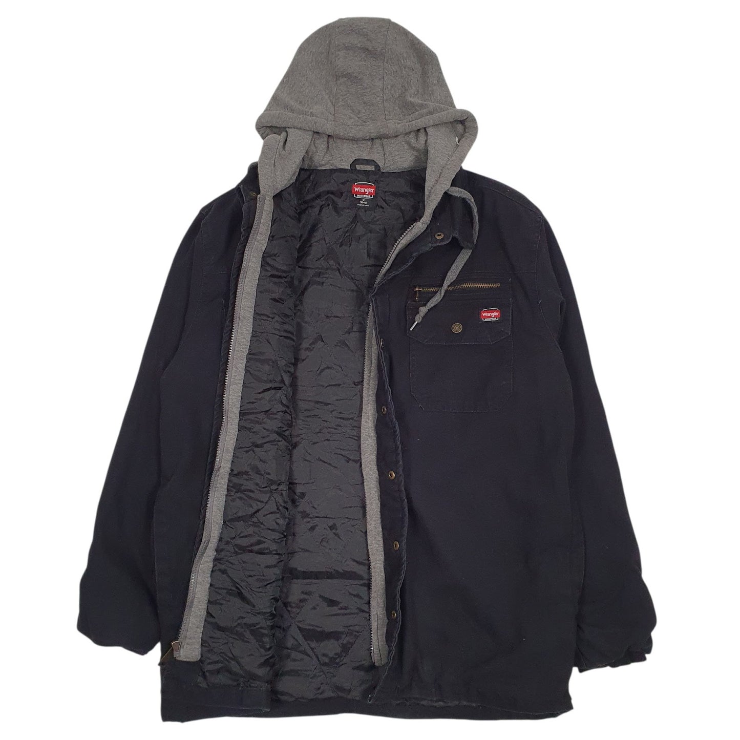 Mens Black Wrangler   Coat