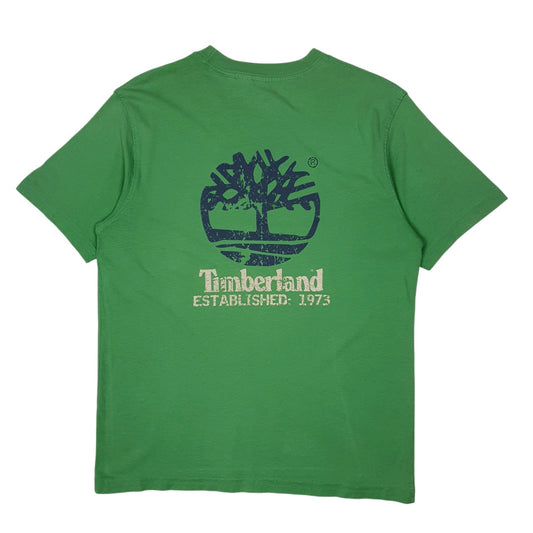 Mens Green Timberland   T Shirt