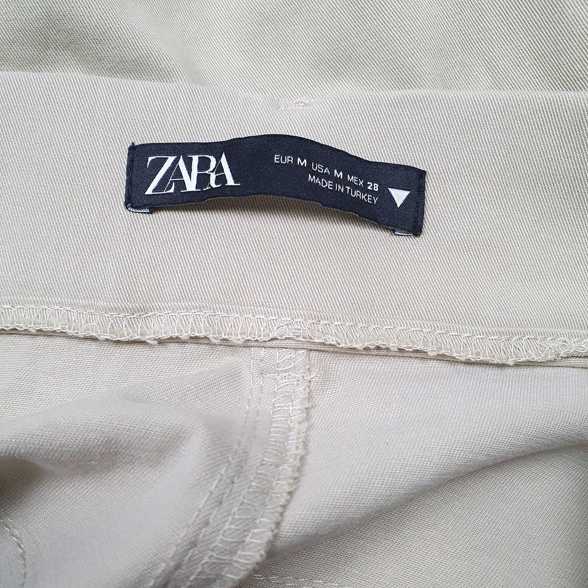 Womens Green Zara Pleated  Trousers