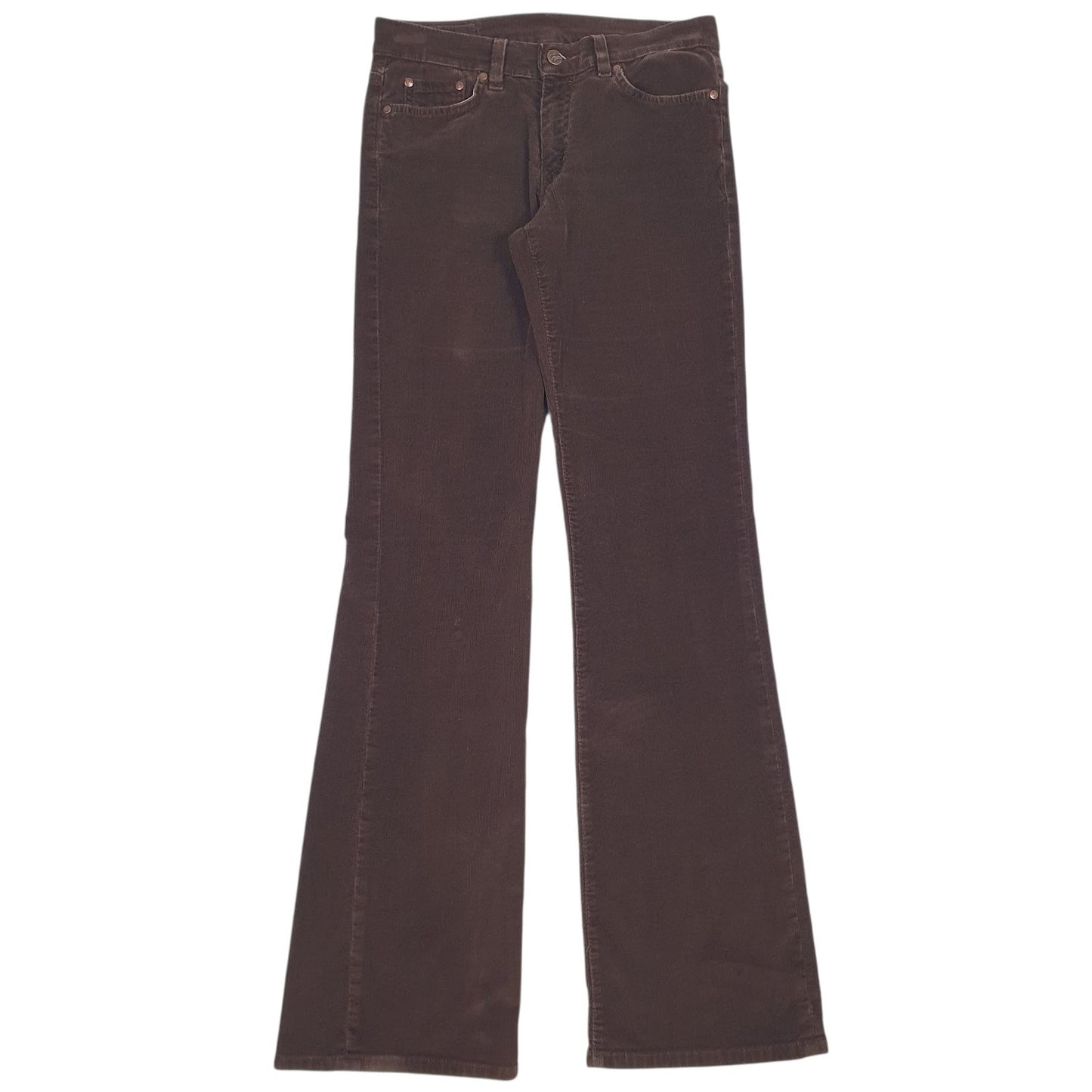 Womens Brown Lacoste  Corduroy Trousers