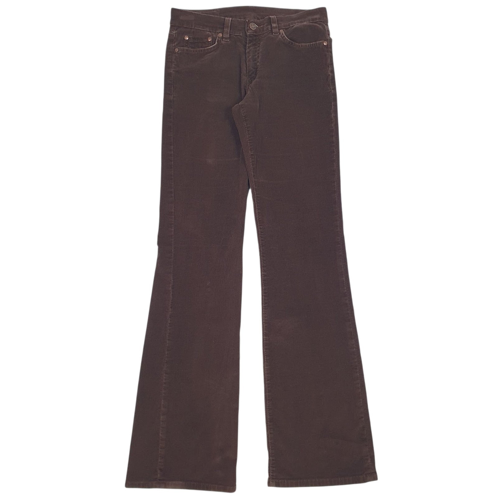 Womens Brown Lacoste  Corduroy Trousers