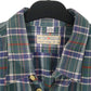Mens Green CDM Plaid Flannel  Shirt